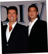  ??  ?? Friends: Simon Cowell and Sebastien