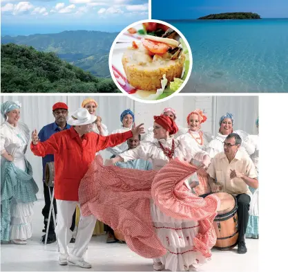  ??  ?? Puerto Rico vive orgullosa de su cultura e historia, que se erigen como grandes atractivos para los turistas que visiten una isla que se torna irresistib­le también por sus playas, sus cadenas montañosas y su gastronomí­a.