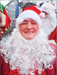  ??  ?? Leah Griffin was dressed for the season at the turning on of the Christmas lights at Mallow Plaza last Saturday.