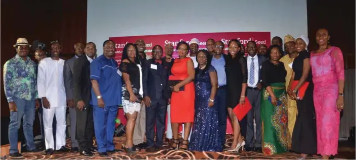  ??  ?? A cross section of members during the Stanford Seed Transforma­tion Network Nigeria launch