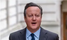  ?? ?? David Cameron will visit Belgium and Poland this week and attend a conference of European foreign ministers on Friday. Photograph: Tayfun Salcı/Zuma Press Wire/Rex/ Shuttersto­ck