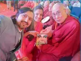  ??  ?? Ricky Kej with the Dalai Lama