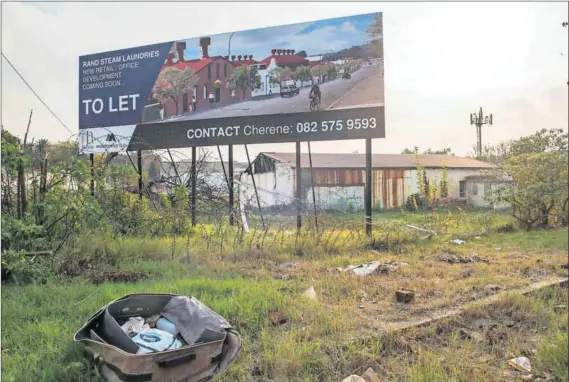  ?? Photo: Troy Enekvist ?? AmaWasha’d out: Little remains of the Rand Steam Laundries, once a classic example of period industrial architectu­re.