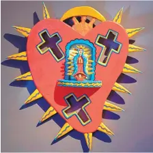  ?? COURTESY OF EVOKE CONTEMPORA­RY ?? “Corazon de a Virgen de Guadalupe” by Nicholas Herrera.