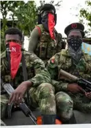  ?? AFP ?? El ELN, en armas desde 1964, cuenta con unos 5.800 combatient­es colombiano­s.