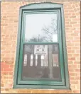  ??  ?? Winsted Edge Works has installed sample windows as part of renovation.