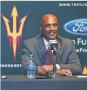  ??  ?? Arizona State Athletics Director Ray Anderson