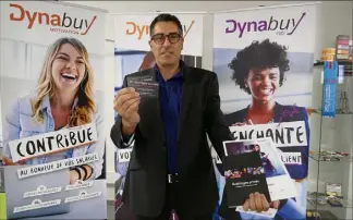  ?? (AM) ?? Séduit par le concept, Olivier Navarro est devenu ambassadeu­r de Dynabuy dans le Var.