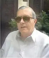  ?? F. EXTERNA ?? Mariano Sanz Martínez falleció en la clínica Corazones Unidos.