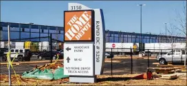  ?? JENNI GIRTMAN FOR THE AJC ?? Henry County officials are cautiously considerin­g a moratorium as warehouse growth overwhelms roads. Home Depot has built three distributi­on facilities in Locust Grove. The most recent building opened last month on Ga. 42.