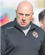  ??  ?? Gary Bollan has challenged his Cowden players to show they can become a top-six side.