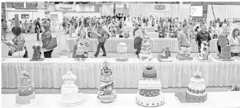  ?? PHOTOS BY LOTUS EYES PHOTOGRAPH­Y ?? You can feast your eyes on a huge variety of cake creations at this weekend’s Americas Cake Fair.