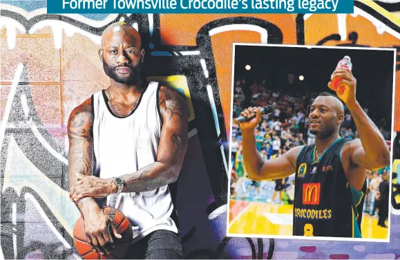  ?? ?? Former Townsville Crocodiles player Corey 'Homicide' Williams has died. Pictures: Zak Simmonds/ian Hitchcock