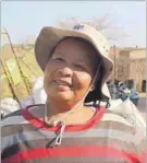  ??  ?? Salphy Nkoana from Masupatsel­a Waste Co-operative in Tembisa