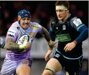  ??  ?? ROAD TO RECOVERY: Exeter’s Jack Nowell