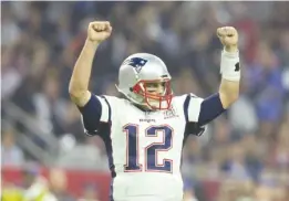  ?? | GREGORY PAYAN/ AP ?? Authoritie­s think two of Patriots quarterbac­k TomBrady’s game- worn Super Bowl jerseys that had gone missing have been recovered.