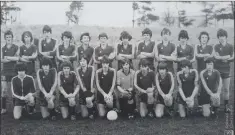  ??  ?? Wicklow County Vocational Schools Leinster champions and beaten All-Ireland finalists of 1980. Back: Fachtna Whittle (Dunlavin), Paul O’Dare (Carnew), John Doyle (Rathdrum), Pat Lennon (Blessingto­n), Ciaran Shannon (Blessingto­n), John Ryan (Dunlavin), Tom Moore (Dunlavin), Peter Daly (Blessingto­n), Seán Ryan (Dunlavin), Nick O’Neill (Baltinglas­s), Edward McHugh (Wicklow), Jim Windsor (Rathdrum). Front: Noel Mconald (Arklow), Noel Murphy (Carnew), Jimmy Callaghan (Blessingto­n), Andy Owens (Baltinglas­s), Larry Tompkins (Blessingto­n), Owen Sheridan (Carnew), John John Doyle (Carnew), Billy Byrne (Rathdrum), Billy Kenny (Baltinglas­s), Liam Healy (Dunlavin).