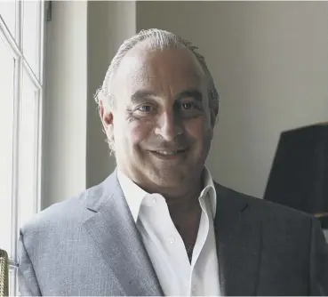  ??  ?? 0 Philip Green is accused of four counts of misdemeano­ur assault at a resort in Arizona