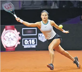 Raducanu in a hurry to set up Swiatek clash - PressReader