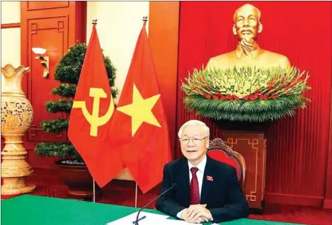  ?? VIETNAM NEWS AGENCY/VIET NAM NEWS ?? Communist Party of Vietnam (CPV) General Secretary Nguyen Phu Trong.
