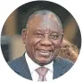  ??  ?? CYRIL RAMAPHOSA