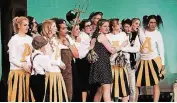  ?? FOTO: JUNGES MUSICAL LEVERKUSEN ?? Engagiert, kreativ, musikalisc­h – das Ensemble des Jungen Musicals Leverkusen.