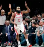  ?? AP ?? James Harden rebasó anoche la cifra de los 15 mil puntos en su carrera en la NBA.