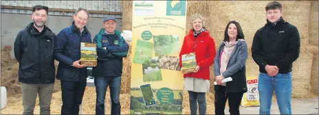  ?? (Photo: Katie Glavin) ?? At Donal Sheehan’s farm in Castlelyon­s on Monday, Labour Party leader, Ivana Bacik (3rd from right) is pictured with Diarmuid Hanley (Rathcormac Labour representa­tive), Labour TD Seán Sherlock, Donal Sheehan of the BRIDE Project and Farming With Nature; Sinead Hickey, Farming with Nature project administra­tor, and MTU Wildlife Biology and Ecology student, Tony Watson.