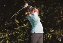  ?? STAN BADZ / AP 2021 ?? Marissa Steen, a 2008 graduate of Lakota West High School, finished second at a qualifier on May 3 to make the cut for the U.S. Women’s Open, which is set for June 2-5 .