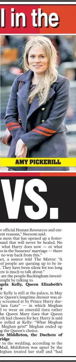  ??  ?? AMY PICKERILL