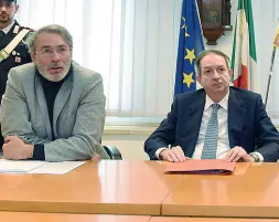  ??  ?? L’inchiesta Sopra, da sinistra, il pm Sergio Dini con il procurator­e capo di Padova, Matteo Stuccilli. Sotto, l’ingegner Ettore Ravazzolo