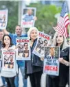  ?? ?? Miembros de la Asamblea de la Resistenci­a Cubana exigieron sentencia máxima para Víctor Rocha.