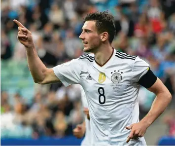  ?? Foto: afp ?? Einer der besten Spieler im deutschen Team: der Torschütze zum 3:1 Leon Goretzka.