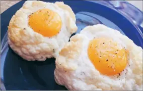  ?? PICTURE: WASHINGTON POST ?? Fluffy cloud eggs are trending on social media.