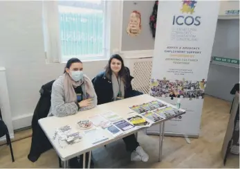  ?? ?? ICOS - Internatio­nal Community Organisati­on of Sunderland - at the open day.