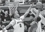  ?? ?? Warren superstar Jaylen Crocker-johnson, left, will lead his team against District 27-6A champion San Marcos in a regional semifinal Friday.