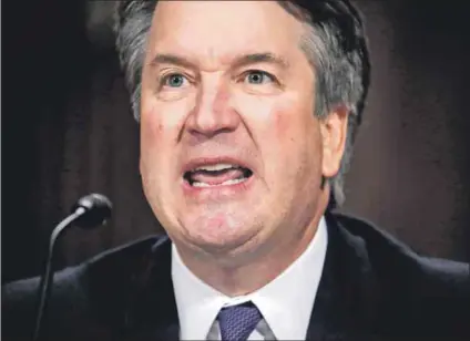  ??  ?? Pawn: Brett Kavanaugh has been appointed to the US Supreme Court, but the writer says, even if he wasn’t, another clone from the conservati­ve hive mind would have replaced him. Photo: Jim Bourg/Reuters