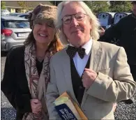  ??  ?? Author Brian Leyden as WB Yeats with his wife Carmel.