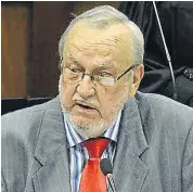  ??  ?? FORMER NAT: Watty Watson was elected to parliament in 1994 as a National Party MP before joining the DA