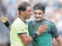  ?? EFE ?? Rafael Nadal y Roger Federer jugarán ‘semis’ de Roland Garros.