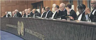  ?? AGENCIAUNO ?? La decisión de la Corte Internacio­nal de Justicia no dejó mayor margen para la interpreta­ción|