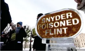  ?? Photograph: Dave Wasinger/AP ?? The scandal in Flint exposed concerns about lead in regulated city drinking water supplies, but little attention has been paid to contaminan­ts in unregulate­d private wells.