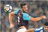  ??  ?? Optimism: For attacker Andy Carroll