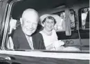  ?? Associated Press photos ?? Two quiet presidents: President Dwight D. Eisenhower and first lady Mamie Eisenshowe­r in 1959, and President Gerald Ford with first lady Betty Ford in 1975.