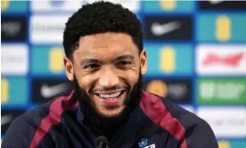  ?? Photograph: Michael Regan/Getty Images ?? Joe Gomez had booked a break in Dubai that he cancelled after a call-up to the England squad from Gareth Southgate.