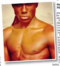  ??  ?? Her latest love? Model Aboubakar Soumahoro