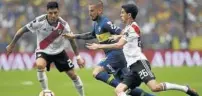  ??  ?? River y Boca se juegan la final de la Copa Libertador­es, a las 20.30 horas, en #Vamos