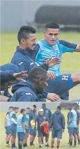  ??  ?? 1
Andy Nájar entrenó de manera normal con la Selección, ayer en el Morazán.
2
Jorge Luis Pinto y uno de los últimos ensayos tácticos que dirigió el colombiano.