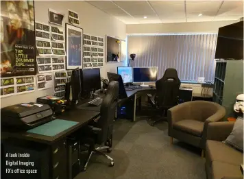  ??  ?? A look inside Digital Imaging FX’S office space