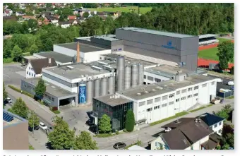  ??  ?? Bei einer der größten österreich­ischen Molkereien, der Vorarlberg Milch egen, kommt am Produktion­sstandort in Feldkirch Automatisi­erungstech­nik aus dem Hause Dematic zum Einsatz.